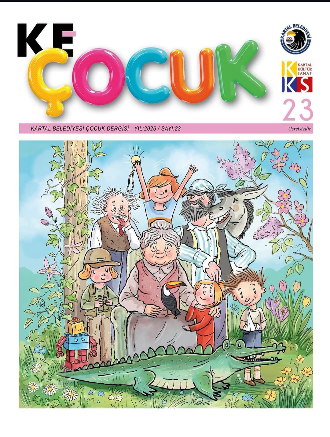 İhaleye konu Kartal Belediyesi çocuk dergisi KE Çocuk