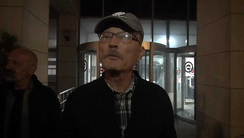 Hasan Atilla Uğur, ev hapsi kararının ardından Silivri Adliyesi önünde açıklama yaparken