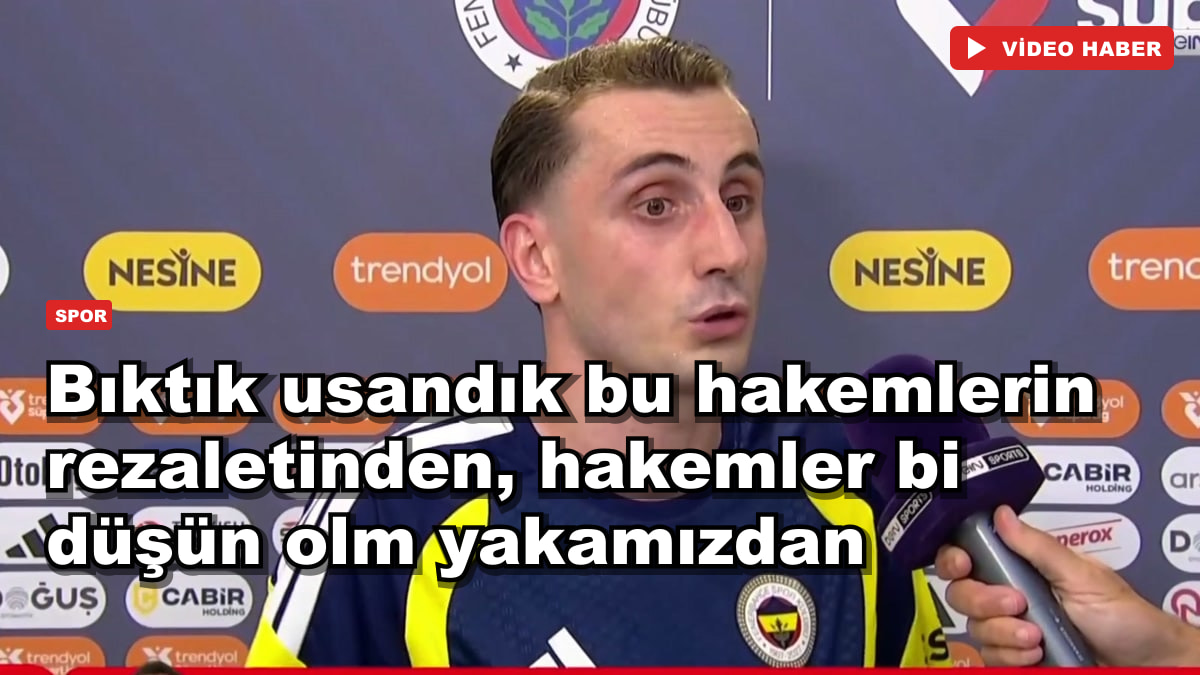 Bıktık usandık bu hakemlerin rezaletinden, hakemler bi düşün olm yakamızdan