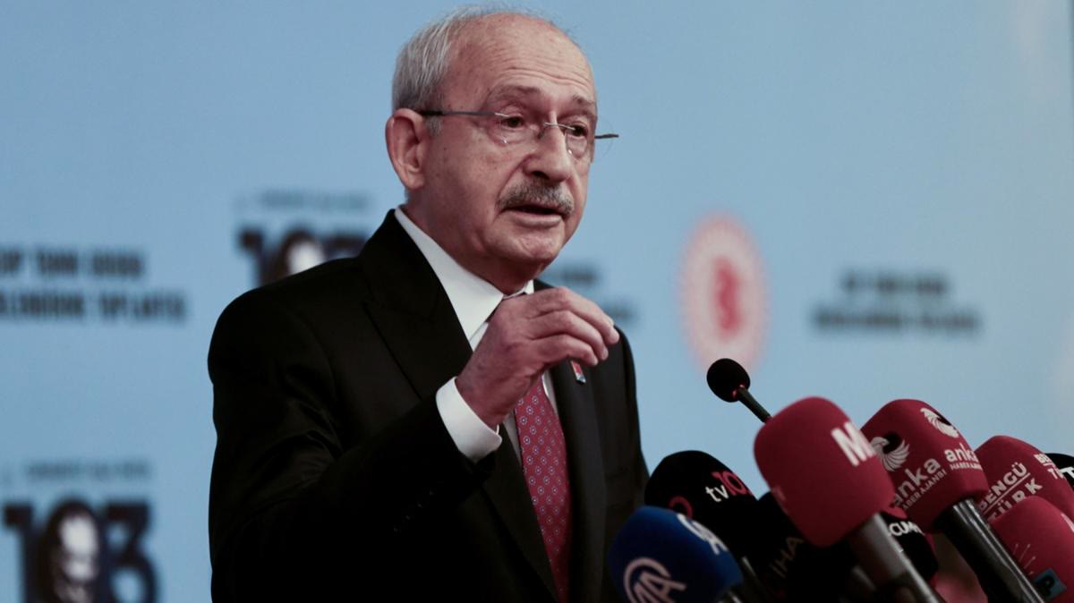 Kılıçdaroğlu Abant'ta basın açıklaması yaparken