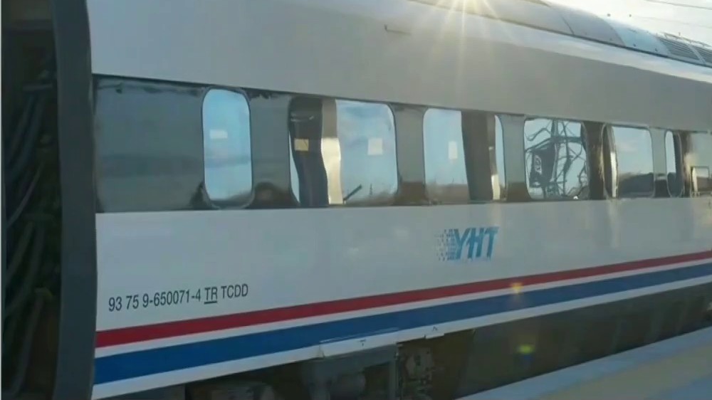Çerkezköy-Kapıkule hızlı tren hattında yüksek hızlı tren seti