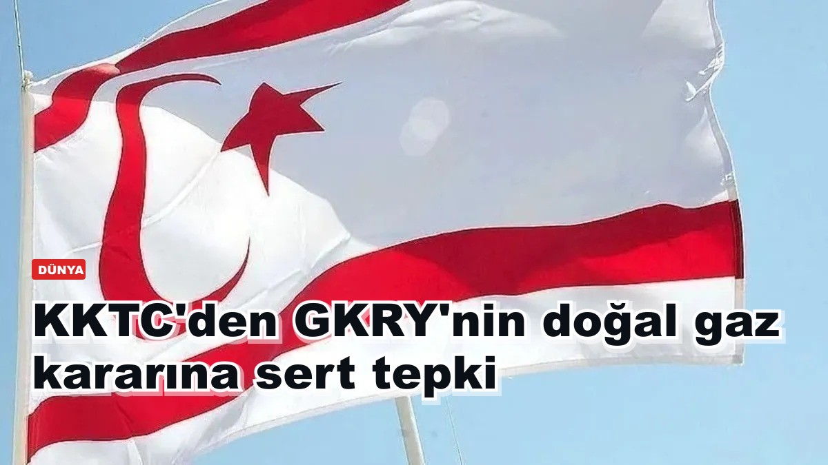 KKTC'den GKRY'nin doğal gaz kararına sert tepki