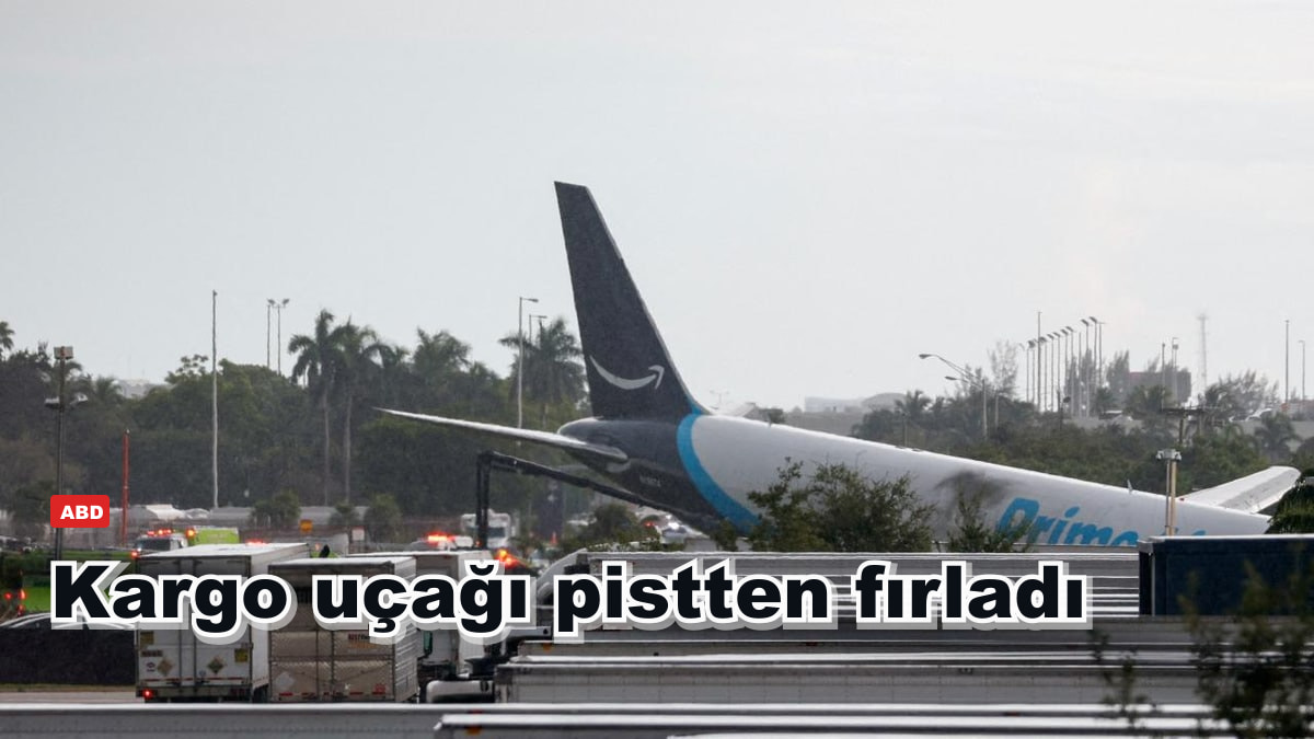 Amazon'un dev kargo uçağı pistten fırladı: 5 ölü