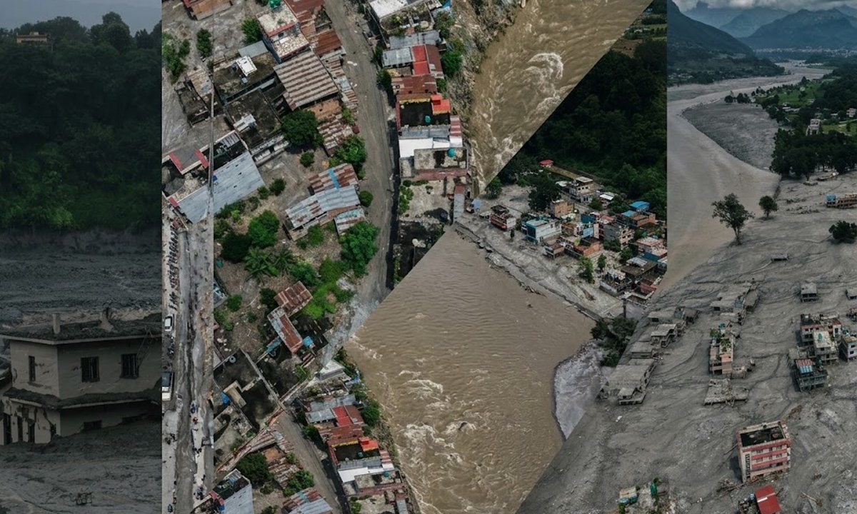 Nepal'de sel Budhi Gandaki kıyısını silip süpürdü, köprüler koptu, 5 kişiden haber yok: Nehir bir anda neden t