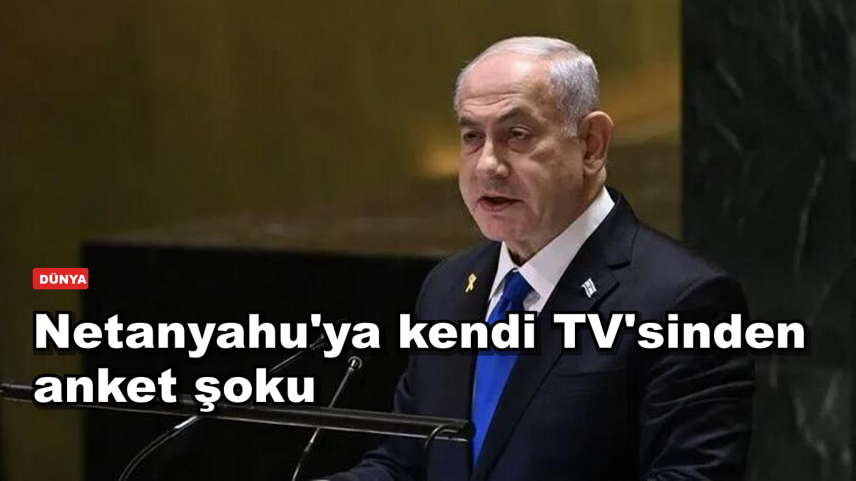 Netanyahu'ya kendi devlet televizyonundan anket şoku: Eisenkot önde