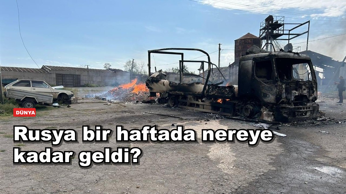Rusya bir haftada 15 yerleşim yuttu, cephe batıya kayıyor