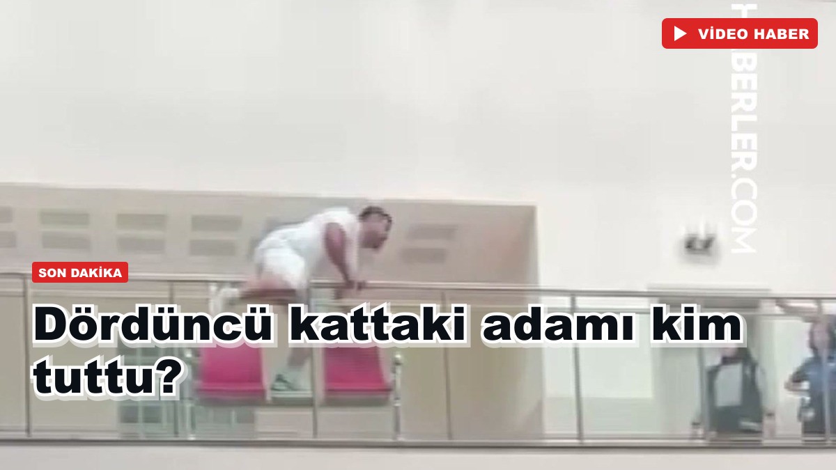 Adliyenin dördüncü katında bir adam, bir güvenlikçi ve tek hamle