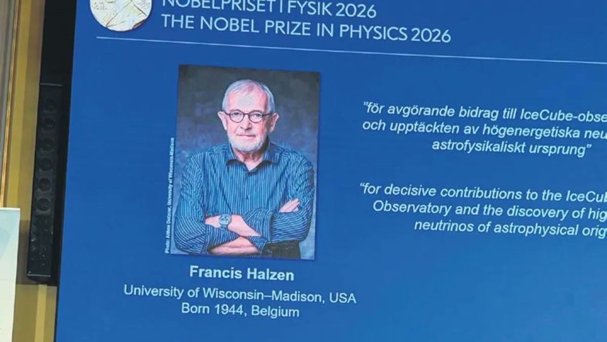 Stockholm'de Nobel Fizik Ödülü sahibini buldu: Francis Halzen Güney Kutbu'nun buzları altında hayalet parçacık
