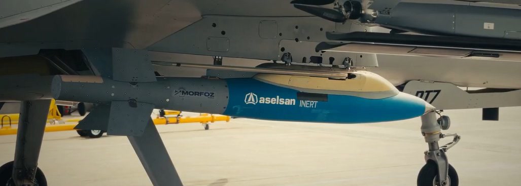 ASELSAN MORFOZ güdüm kiti Bayraktar Akıncı'nın kanadı altında