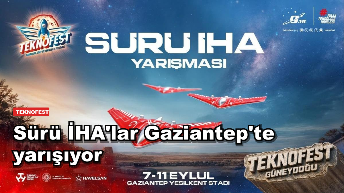 Sürü İHA'lar Gaziantep'te: 165 takımdan 19'u finalde