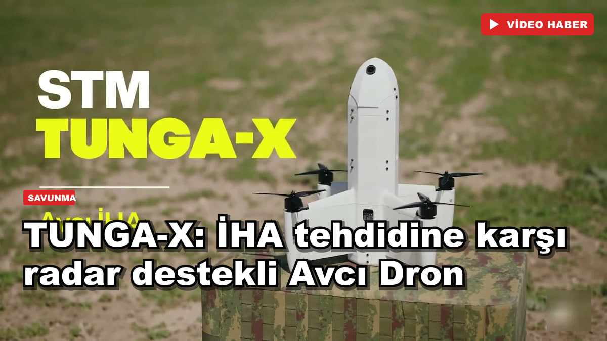 TUNGA-X: İHA tehdidine karşı radar destekli Avcı Dron
