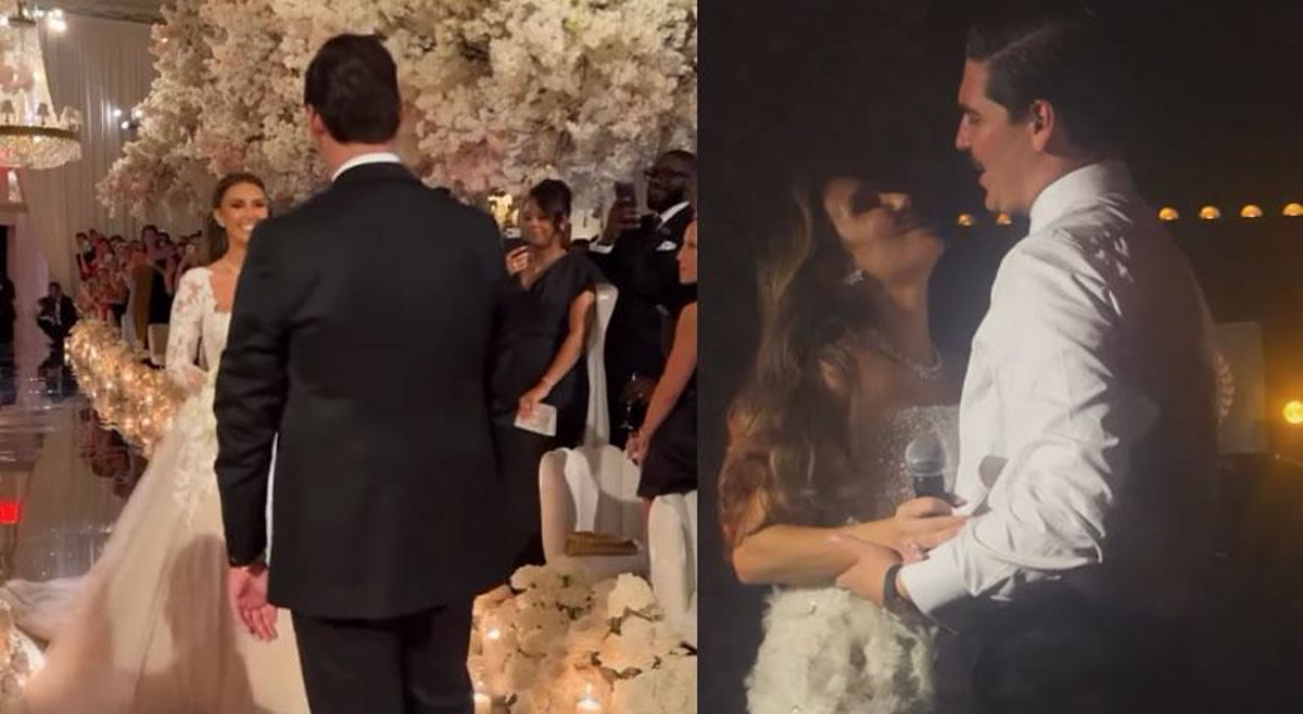 Turhan Mildon ve Alina Habba düğün fotoğrafı (kapak)
