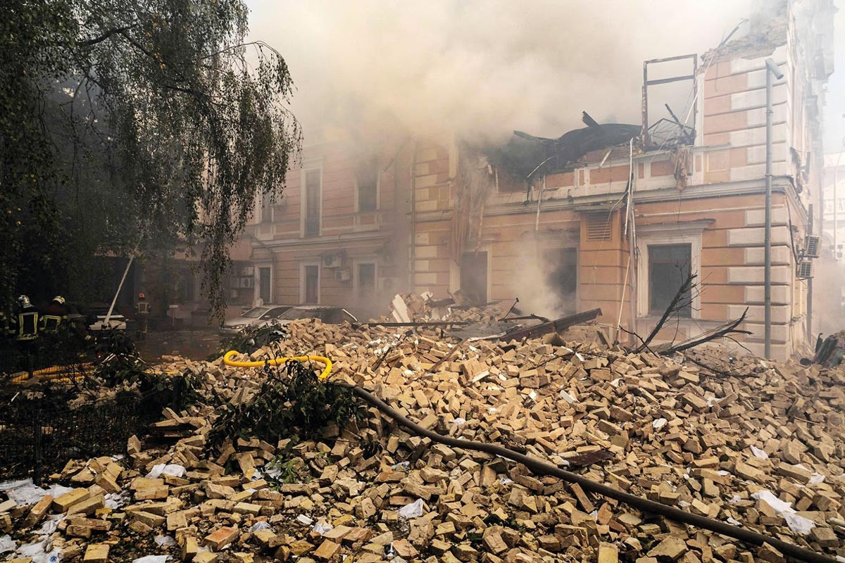 Ukrayna trenleri, Rusya Kiev'i vurdu haberi görseli