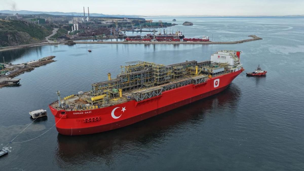 Zonguldak'ta Osman Gazi yüzer üretim platformu Cumartesi Filyos'tan uğurlanıyor: Sakarya Gaz Sahası'nda günlük